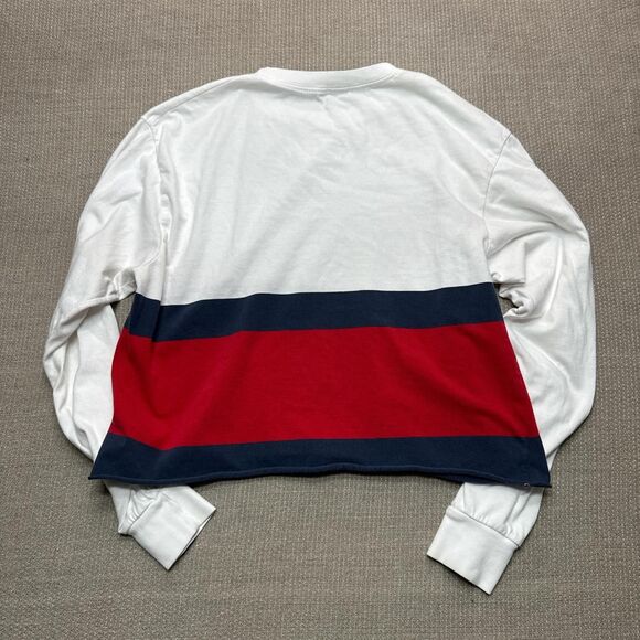 Brandy Melville Preppy Rugby Crop Top Striped - Picture 4 of 4